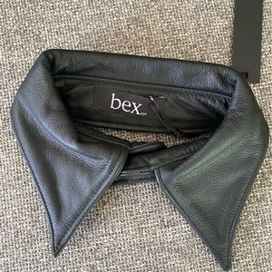 NWT Bex Leather Collar Necklace